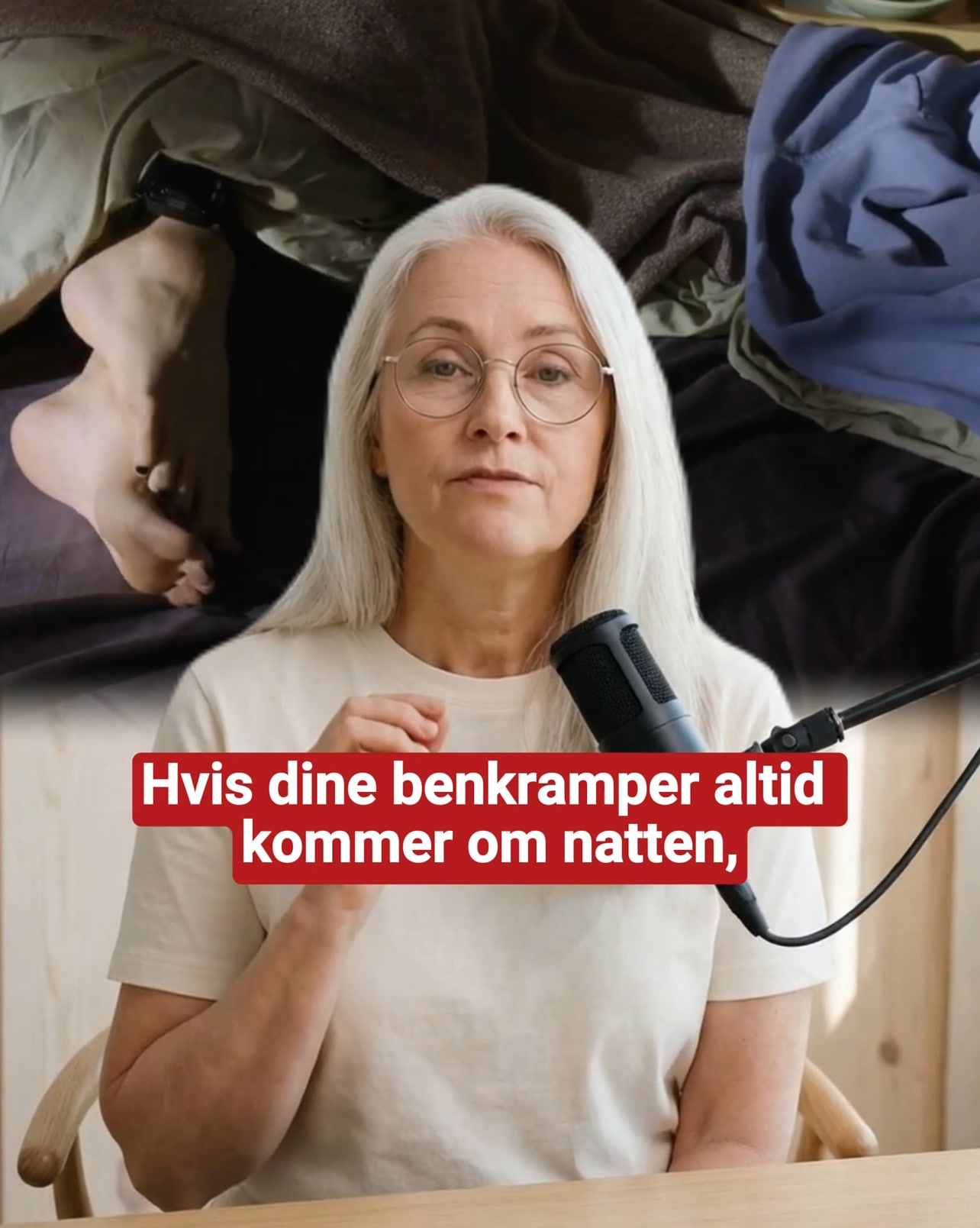 Slut med kramper om natten
