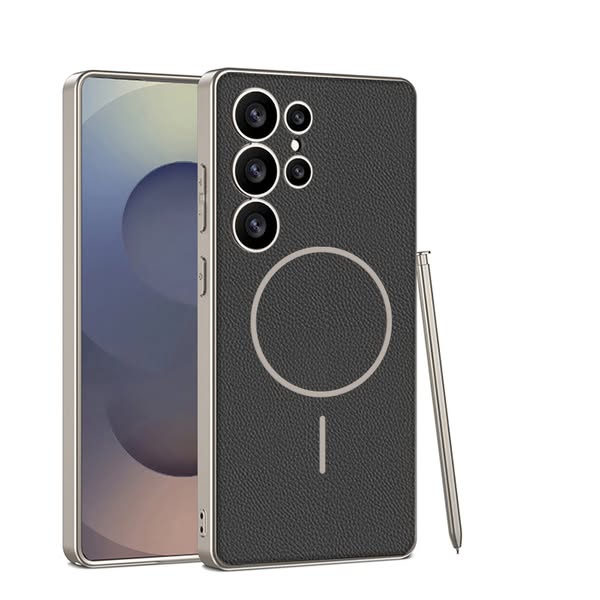 For Samsung - Magnetic Shockproof Leather Case