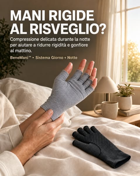 Comfort per le mani, anche di notte