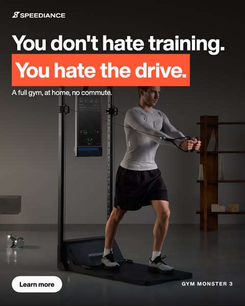 A full gym. Zero commute.