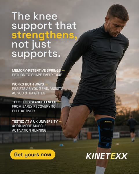 The knee support that strengthens, not just supports.