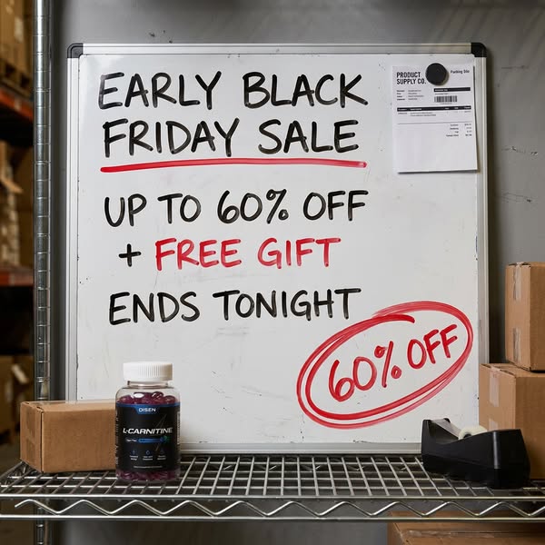 EARLY BLACK FRIDAY SALE 60% OFF