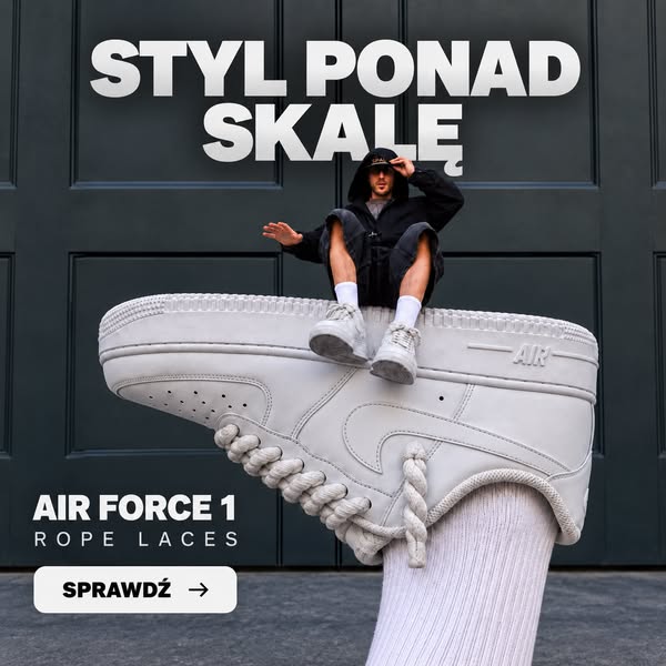 Nike Air Force 1 Rope Laces – klasyka w nowym wydaniu