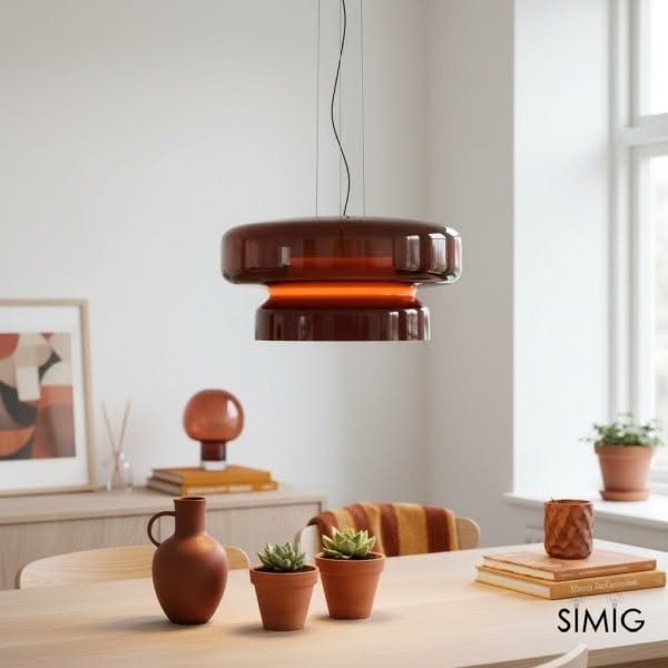 Bohemian Style Minimalist Glass Pendant Lamp