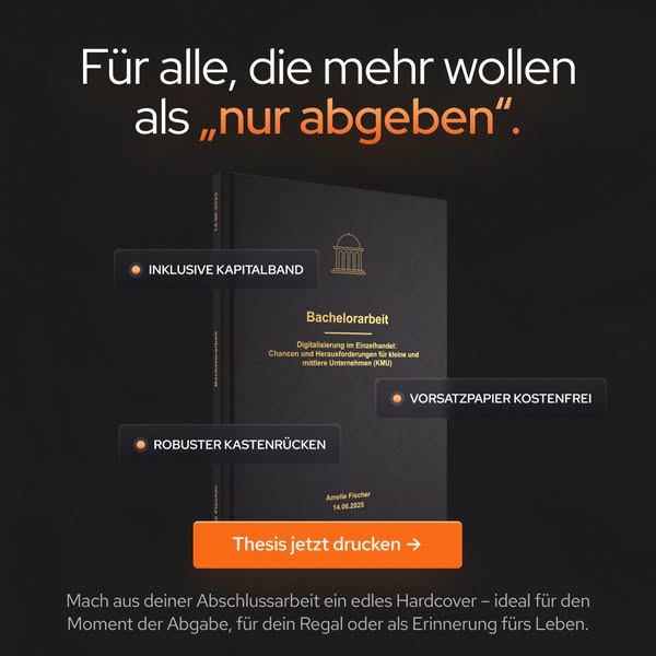 Bachelorarbeit drucken und binden