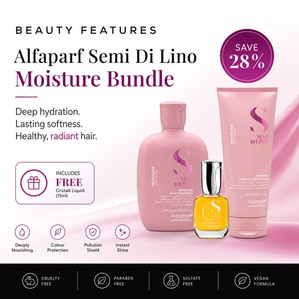 Alfaparf Semi Di Lino Moisture Bundle