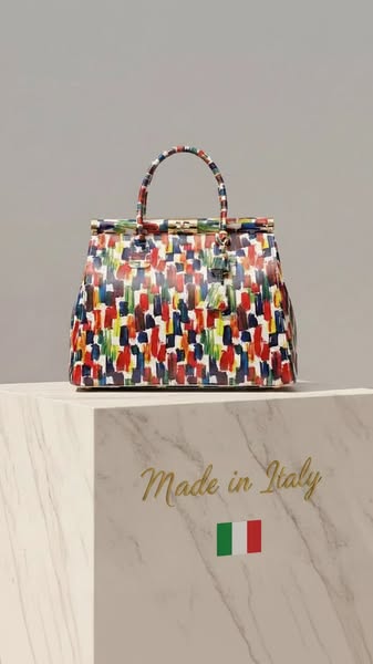 Genuine Italian leather bag, crafted in Italy