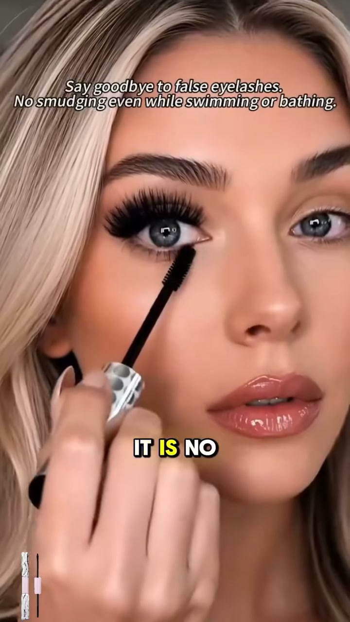 BUY 1 GET 1 FREE: £7.99!! HOT SALE! All-Day Curl & Volume, Smudge-Proof! Waterproof 2-in-1 Mascara for Natural Lashes