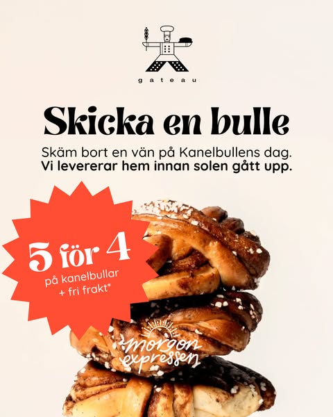 Skicka kanelbullar
