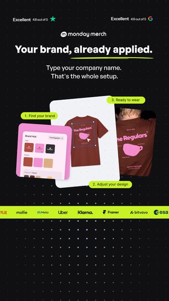 Design Your Company Merch