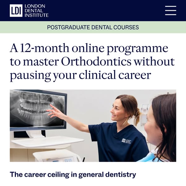 Online PG Diploma in Orthodontics