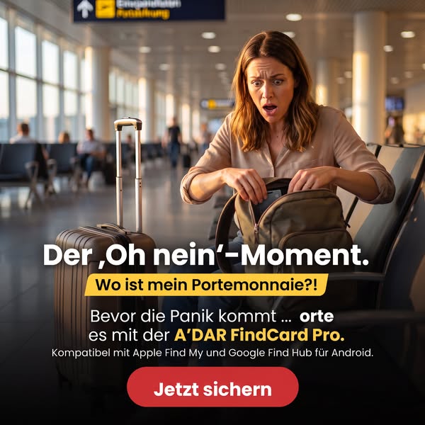 Nie wieder Portemonnaie suchen