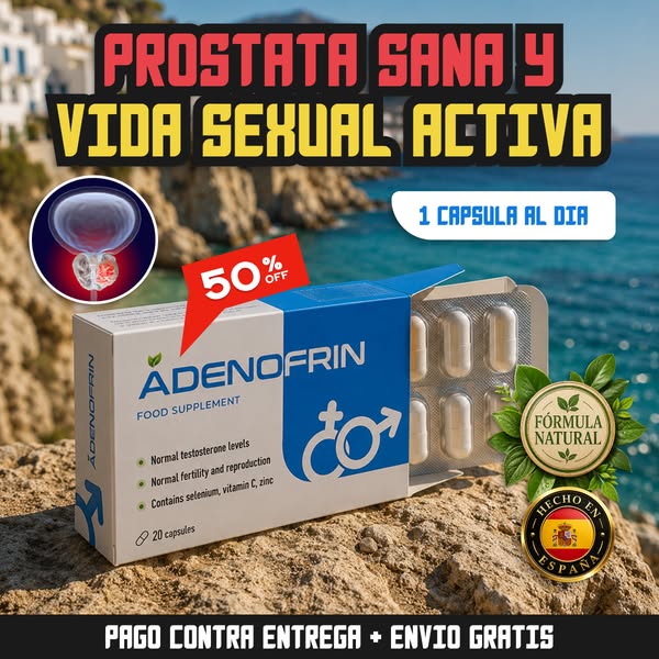 Adenofrin: próstata sana y vida sexual activa