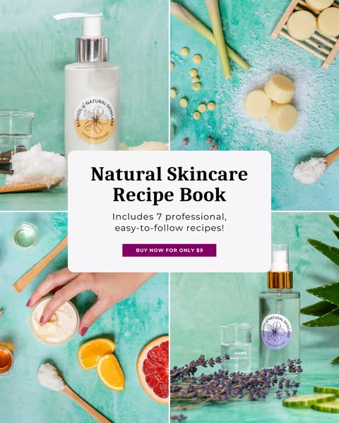 $9 Natural Skincare Recipe Book: Get Yours Today
