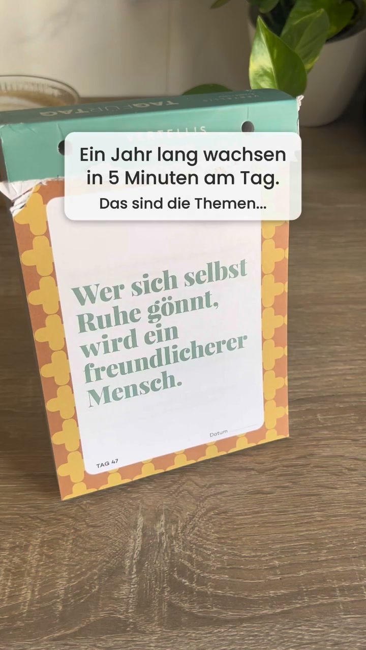 52 Themen, 1 Blatt pro Tag