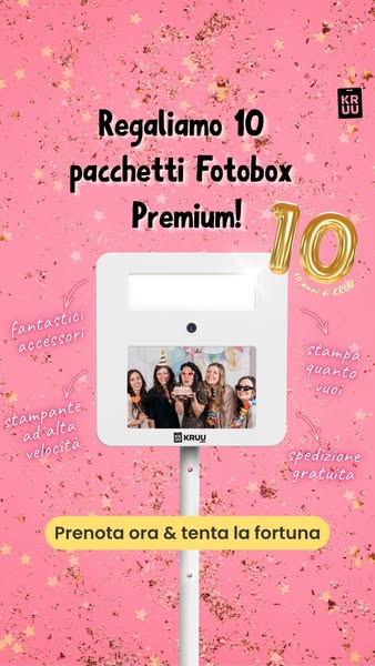 10 anni di KRUU: Paghiamo la tua Fotobox KRUU!