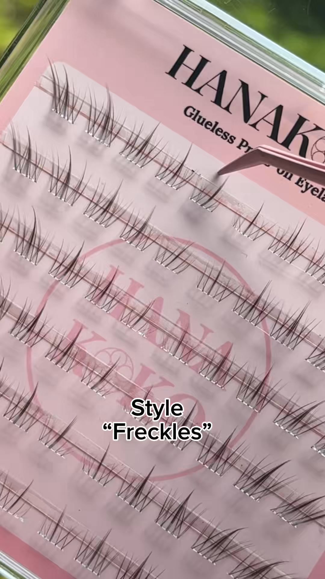 Lashes you can wear like freckles