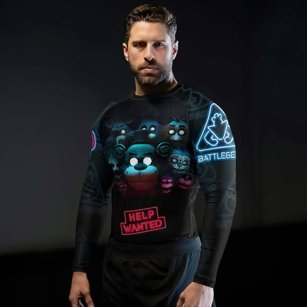 Five Nights at Freddy's Rash Guard