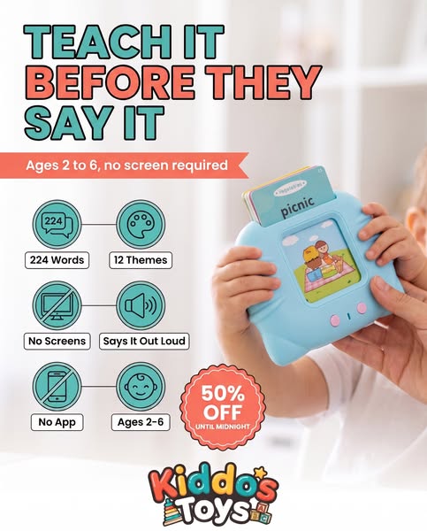 224 words your child says out loud, one card at a time