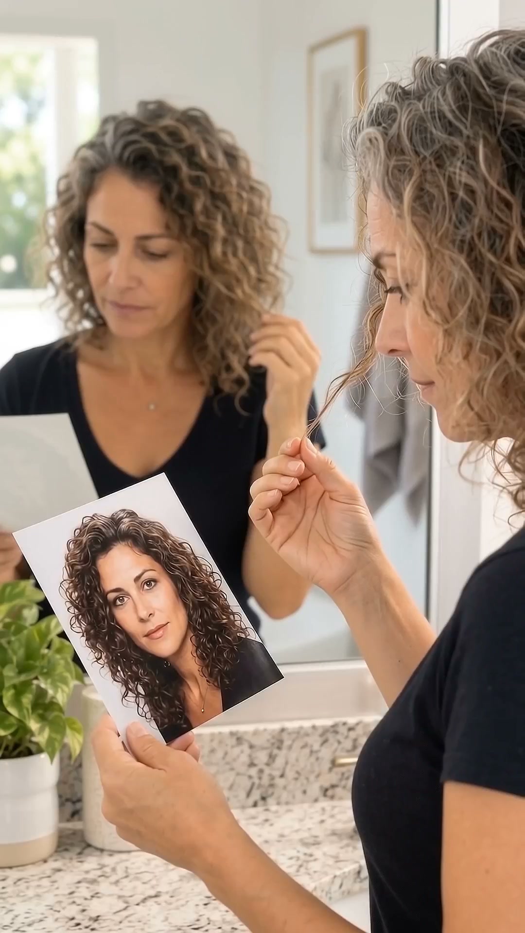 Lighter Shaping For Fine Curls