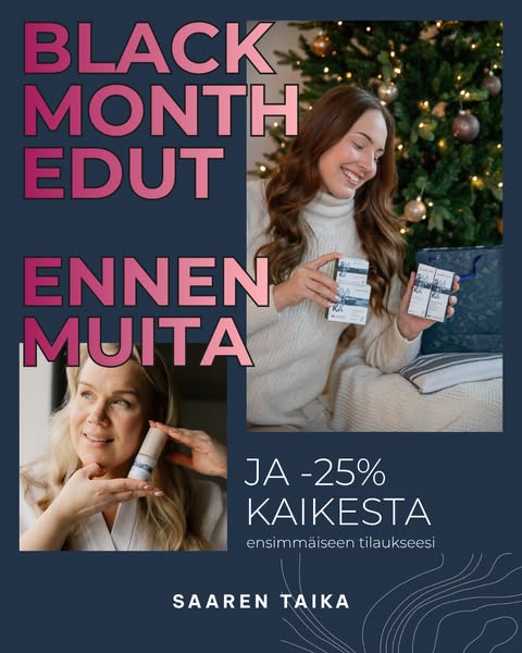 25 % alennus ensitilaukseen ja eksklusiivisia etuja