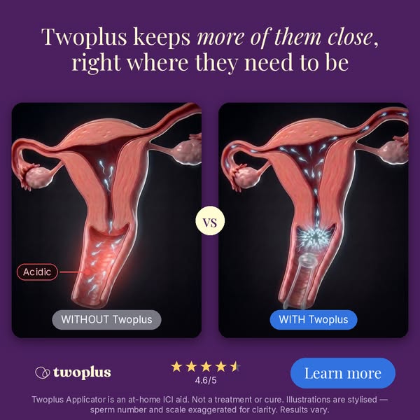 Keep more sperm close to the cervix