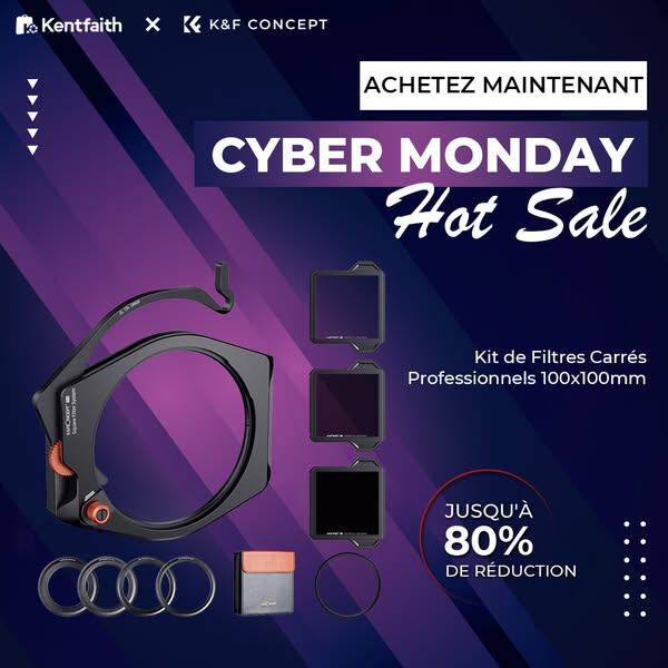 K&F Concept : l'extravagance du Cyber ​​Monday !