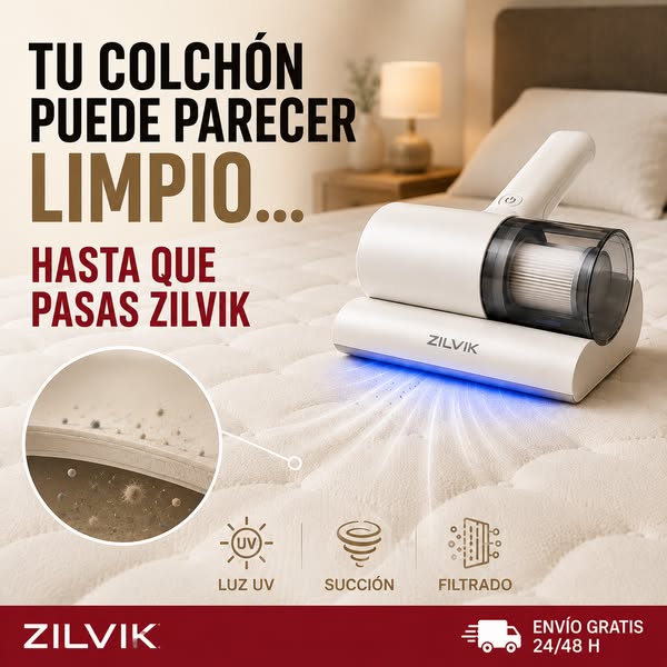 Aspiradora Antiácaros UV Portátil