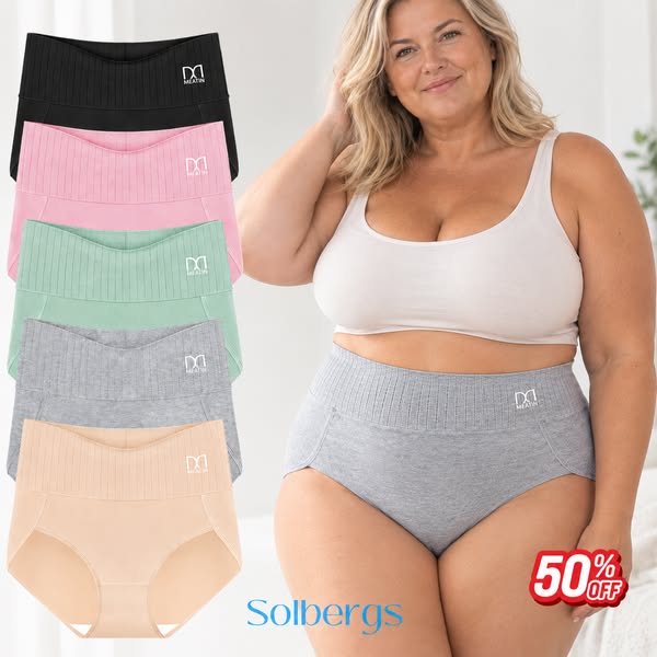 Mageform | 6-pack Andas & Bekväma Höga Midjetrosor med Magstöd