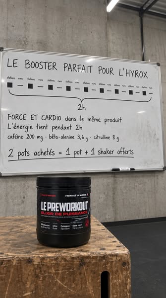 LE MEILLEUR PRÉ-WORKOUT FRANÇAIS