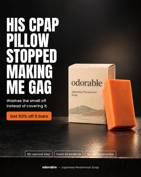His CPAP pillow stopped making me gag