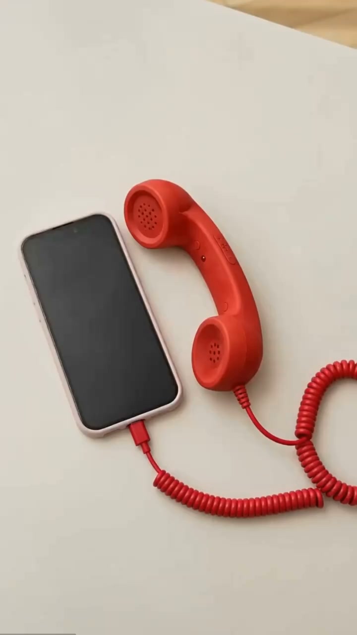 Retro USB-C Phone Handset – Turn Your Phone into a Vintage Landline!