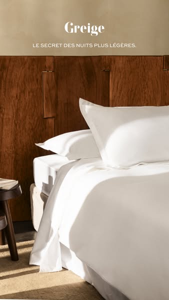 La percale de coton Greige