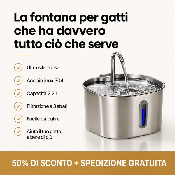La ciotola è il problema, non lui