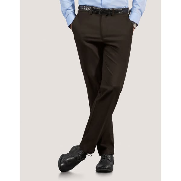 Premium Chocolate brown Cotton Stretch Chinos