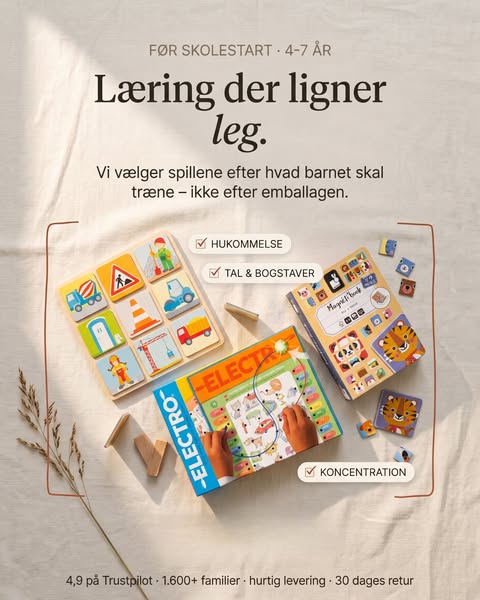Find legetøj der skaber læring