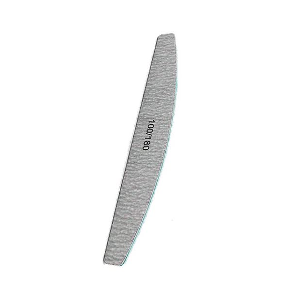 Επαγγελματική Λίμα Νυχιών Γκρι Half Moon 100/180