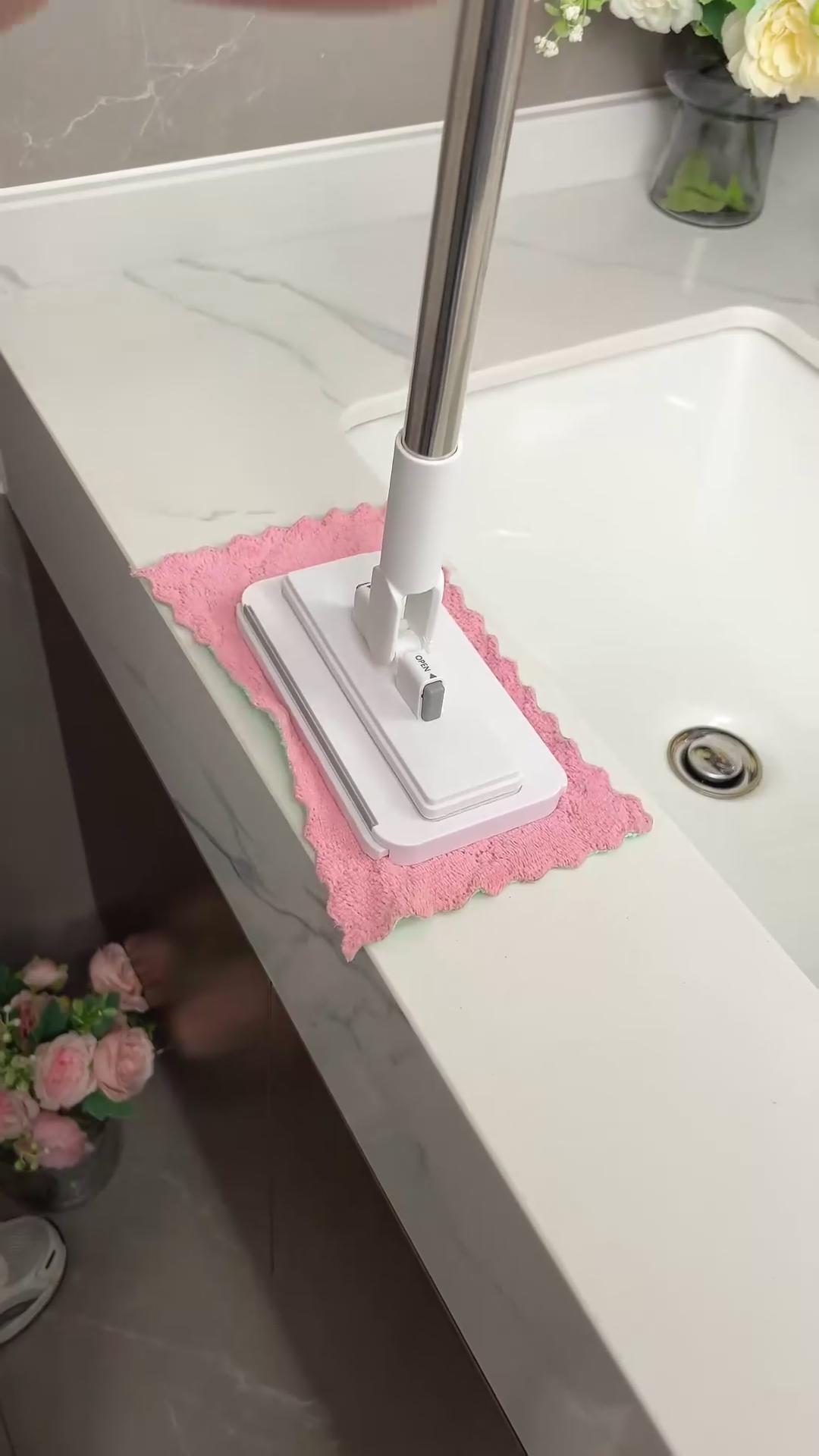 Clean without touching dirt
