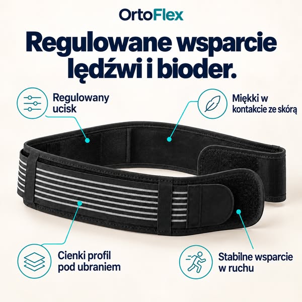 OrtoFlex™ dla lepszego wsparcia lędźwi