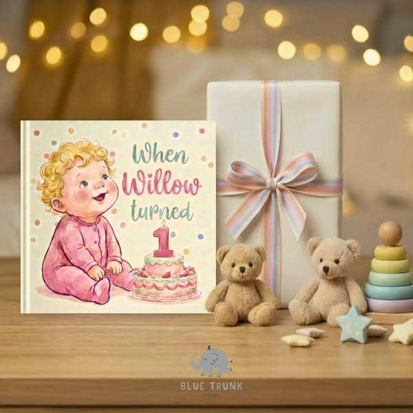 1st Birthday Gift Personalised Book