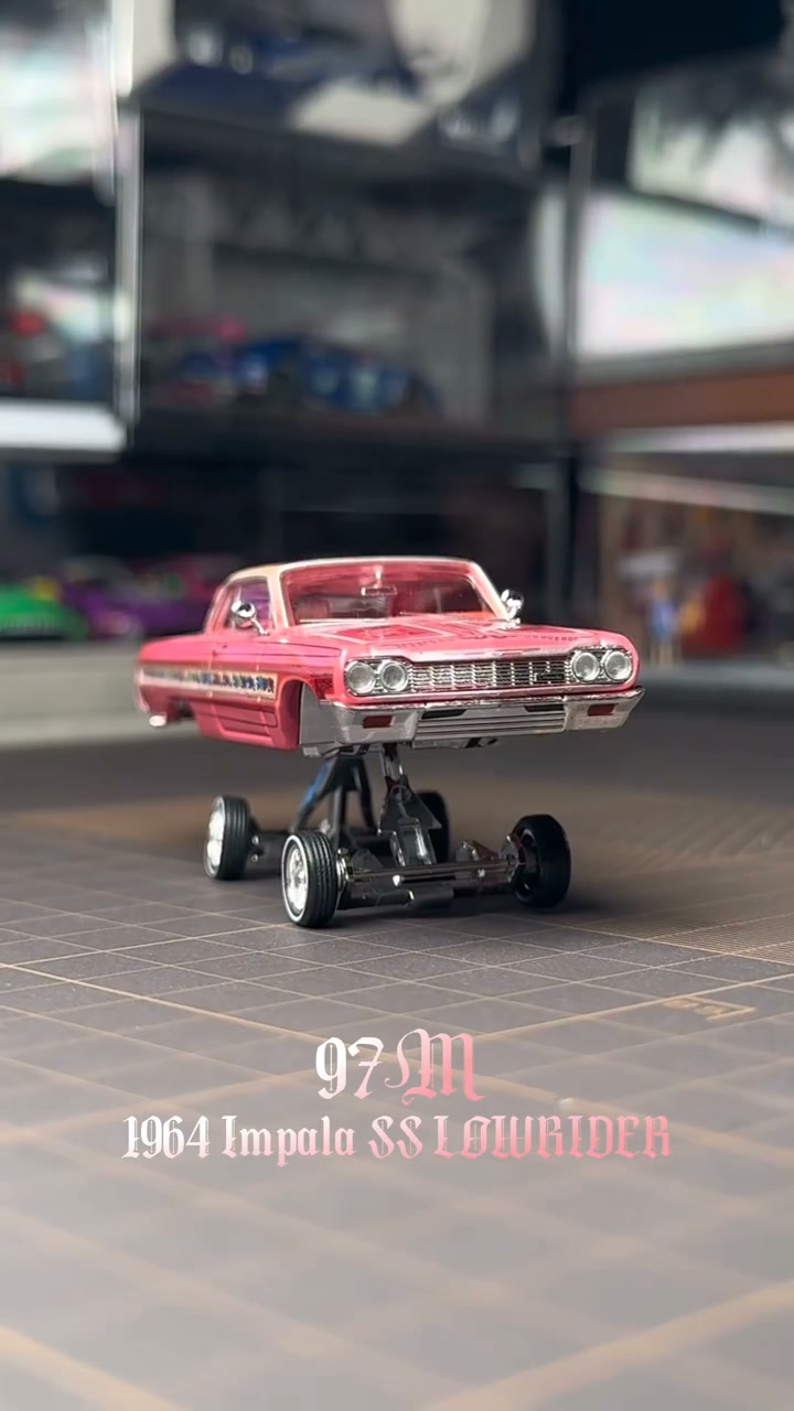 97M1: 1/64 Scale 1964 Chevrolet Impala SS "Lowrider" Muscle Car Die-cast Model