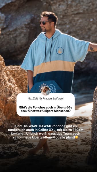 Große Ponchos