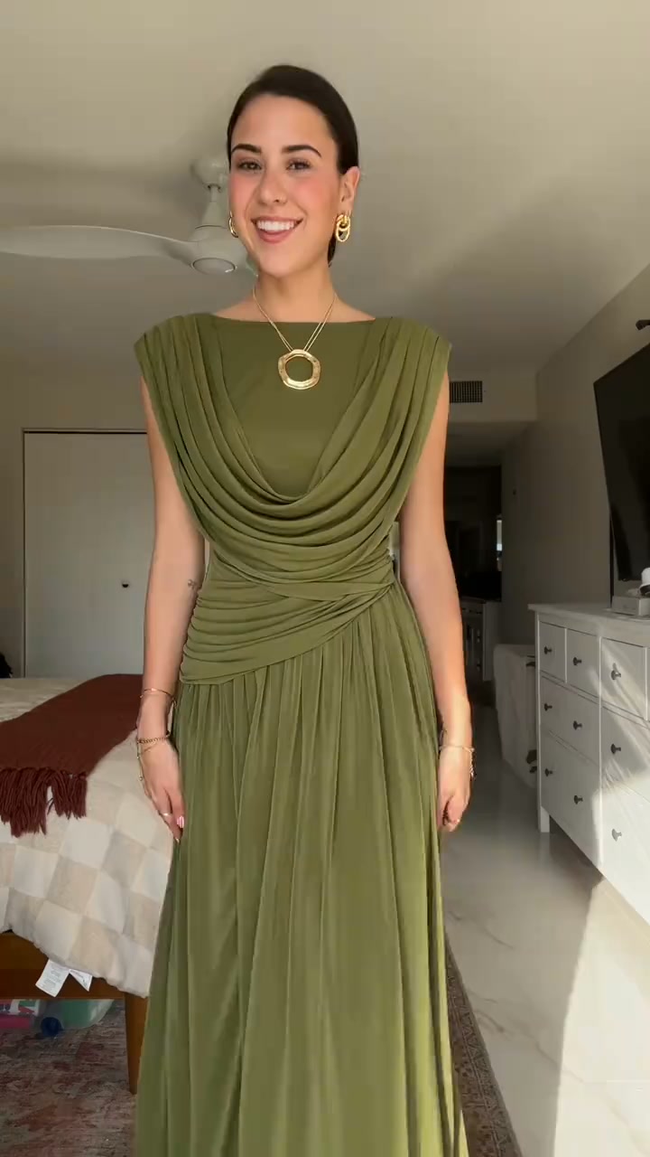 Thora Convertible Cowl Gown