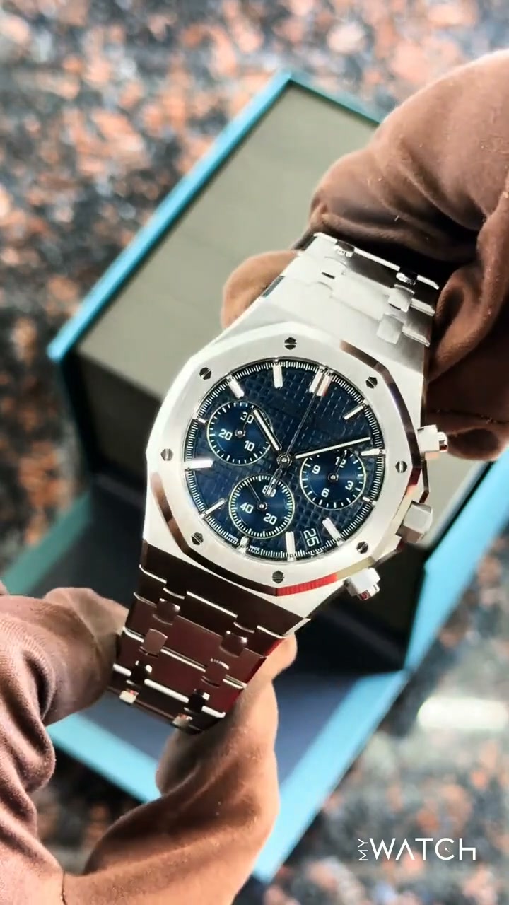 Blue dial. Steel soul. Infinite precision