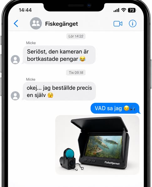 Se fisken innan du kastar