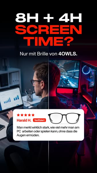 4 OWLS Gaming Brillen