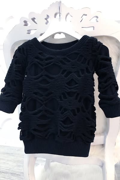Winter Web girls wool dress