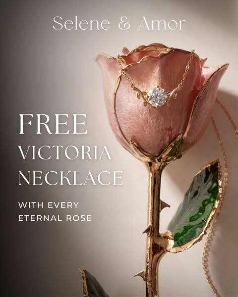 Complimentary Moissanite Necklace Included