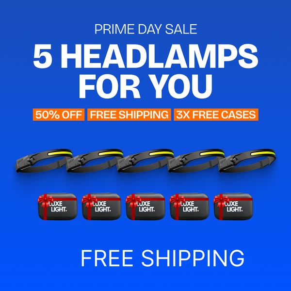 FREE CASE WITH EVERY HEADTORCH