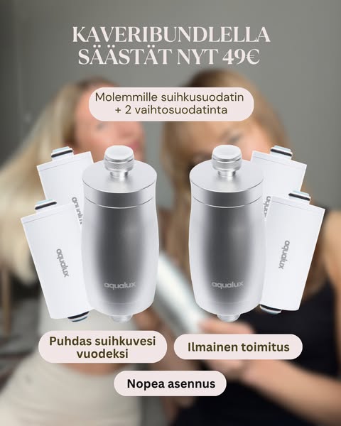 Suomen suosituin suihkusuodatin